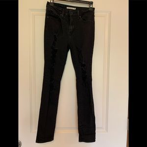 Levi’s destroyed jeans